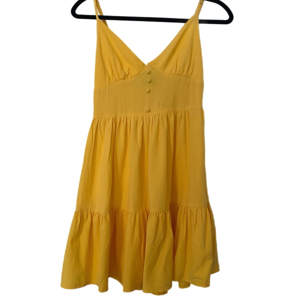 Cider Yellow Mini Dress